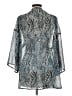 Unbranded 100% Polyester Silver Blue Kimono Size L - photo 2