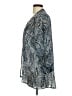 Unbranded 100% Polyester Silver Blue Kimono Size L - photo 5