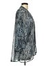 Unbranded 100% Polyester Silver Blue Kimono Size L - photo 4