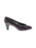 Joan Helpern Color Block Burgundy Red Heels Size 7 1/2 - photo 1