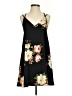 Audrey 3+1 100% Polyester Floral Black Casual Dress Size S - photo 1