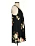 Audrey 3+1 100% Polyester Floral Black Casual Dress Size S - photo 4
