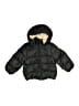 H&M 100% Polyester Solid Black Snow Jacket Size 12-18 mo - photo 1