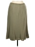 Unbranded 100% Polyester Solid Green Casual Skirt Size 8 - photo 2