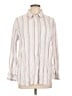 Gap Stripes Ivory Long Sleeve Button-Down Shirt Size L - photo 1