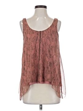 Left On Houston Sleeveless Silk Top