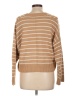 T Tahari Stripes Tan Pullover Sweater Size L - photo 2