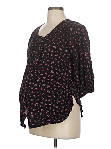 The Nines by Hatch 3/4 Sleeve Blouse (view 1)