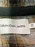 CALVIN KLEIN JEANS 100% Polyester Plaid Gray Coat Size S - photo 6