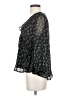 Collective Concepts 100% Polyester Black 3/4 Sleeve Blouse Size S - photo 5