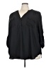 Torrid 100% Polyester Black 3/4 Sleeve Blouse Size 4X Plus (4) - photo 1