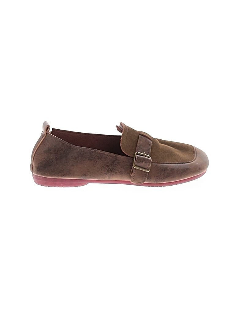 Pre-owned Unbranded Flats In Brown