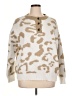 Shein Curve 100% Polyester Animal Print Tan Pullover Sweater Size 16 (2) - photo 1