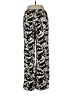 Old Navy 100% Rayon Animal Print Black Casual Pants Size M - photo 2