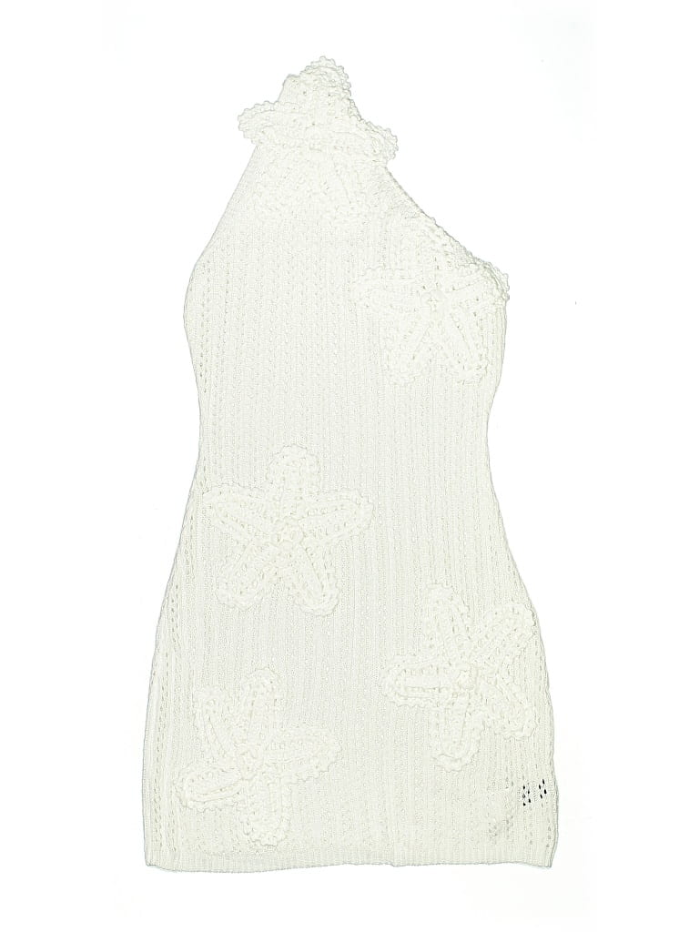 Pre-owned Shein Swimsuit Cover Up In White