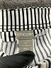 Chico's Stripes Silver Black Casual Pants Size Sm (0) - photo 3
