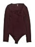 Express Burgundy Bodysuit Size XS - photo 1