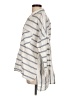 Zara Basic Stripes Gray Long Sleeve Blouse Size L - photo 5