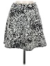 George Print Black Casual Skirt Size 8 - photo 1