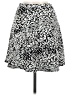 George Print Black Casual Skirt Size 8 - photo 2