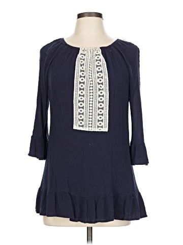 Olive and Oak 3/4 Sleeve Blouse (view 1)