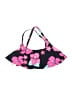 Ruby Floral Black Swimsuit Top Size M - photo 1