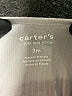 Carter's Solid Gray Short Sleeve Onesie 0-3 MO / 3 MO - photo 3