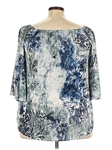 emerald 3/4 Sleeve Blouse (view 2)