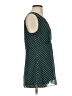 CAbi 100% Polyester Teal Sleeveless Blouse Size S - photo 4