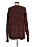 Seven7 100% Polyester Tweed Burgundy Pullover Sweater Size M - photo 2