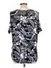 C established 1946 Blue Short Sleeve Blouse Size L - photo 2