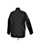 Unbranded 100% Nylon Argyle Black Coat Size L - photo 2