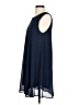 Everly 100% Polyester Solid Blue Casual Dress Size S - photo 5