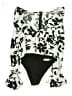 Fashion Nova 100% Polyester Black Bodysuit Size M - photo 1