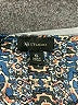 AB Studio 100% Polyester Paisley Silver Blue Long Sleeve Blouse Size XL - photo 7