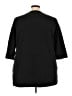 Ulla Popken 100% Cotton Black 3/4 Sleeve Top Size 24 - 26 - photo 2