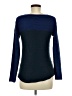 It's Our Time 100% Acrylic Blue Long Sleeve Top Size M - photo 2