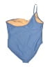 J.Crew Color Block Blue One Piece Swimsuit Size 20 - photo 2