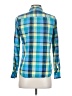 Gap Outlet Plaid Blue Long Sleeve Button-Down Shirt Size XS - photo 2