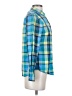 Gap Outlet Plaid Blue Long Sleeve Button-Down Shirt Size XS - photo 4