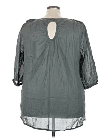 Carmakoma 3/4 Sleeve Blouse (view 2)