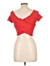 Love Tree Red Short Sleeve Top Size L - photo 2