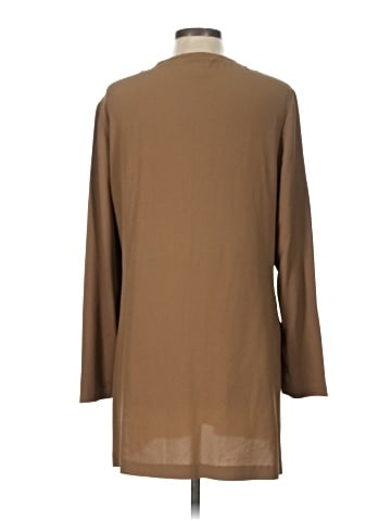 Linda Allard Ellen Tracy 3/4 Sleeve Silk Top (view 2)