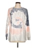 Unbranded Tie-dye Gray Long Sleeve T-Shirt Size L - photo 1