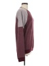 American Rag Color Block Burgundy Pullover Sweater Size M - photo 4
