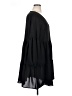 Unbranded 100% Polyester Solid Black Casual Dress Size XL - photo 4