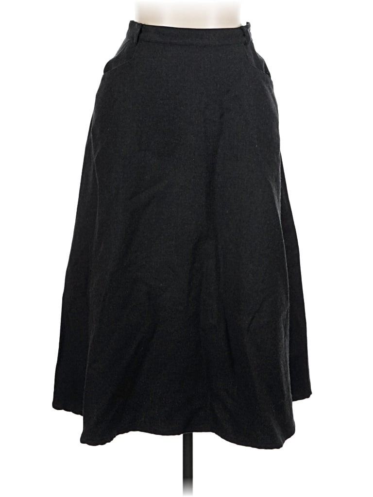 Pre-owned Herman Geist Wool Skirt In Black