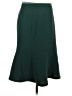 Ann Taylor 100% Polyester Solid Green Formal Skirt Size 4 - photo 2