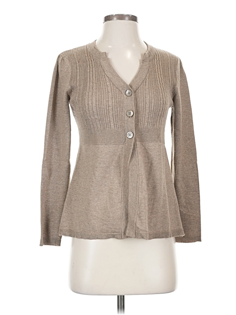 Pre-owned Apt. 9 Cardigan Sweater In Brown