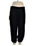 Lofbaz 100% Viscose Solid Black Casual Pants Size 2X - photo 1